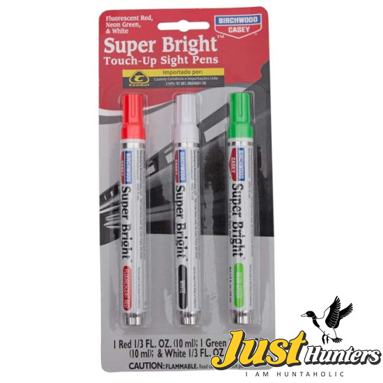 Birchwood Casey - Super Bright Pen Kit (Green, Red & White)