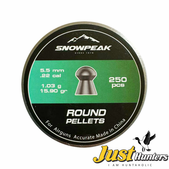 Snow Peak Round Pellets .22 Cal. 15.89 Gr