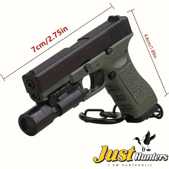 Tactical Glock 17 Pistol Keychain