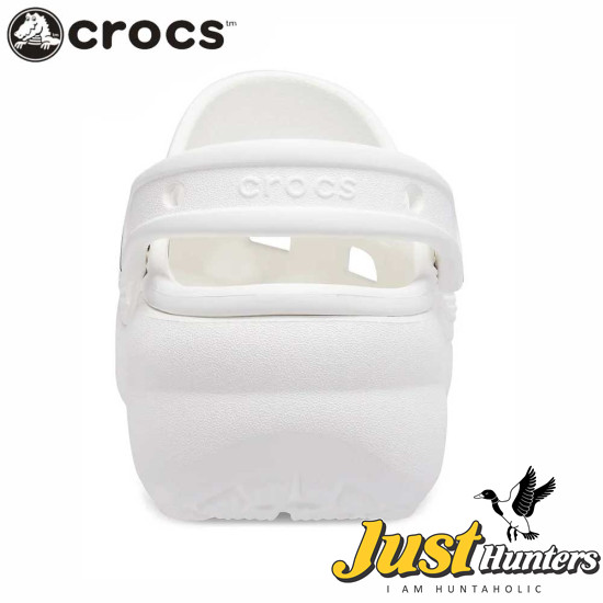 Women's Crocs Classic Platform Clog White