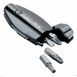 SWISS+TECH XDrive Compact Driver Tool 7-in-1 Keychain Multi Tool