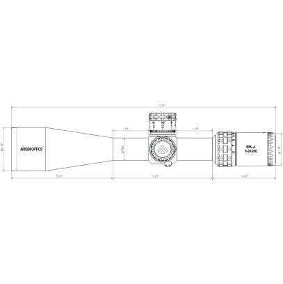 Arken Optics EPL4 4-16X44 FFP Illuminated Reticle with Zero Stop 30mm Tube Arken Optics EPL4 4-16X44 FFP Illuminated Reticle with Zero Stop 30mm Tube