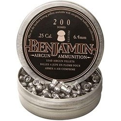 Benjamin Domed Pellets .25 Caliber, 27.8 Grains, (Per 200)
