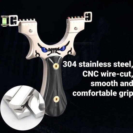 Stainless Steel Slingshots Professional Catapult for Hunting and Shooting