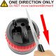 Knife Sharpener with Non-Slip Suction Cup, Hand-Free 2-Stage Professional Kitchen Knife Sharpener