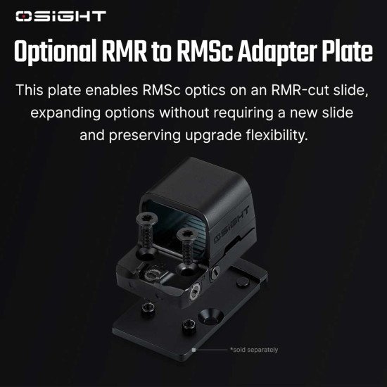 Osight SE RMSc Footprint Enclosed Red Dot Sight