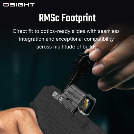 Osight SE RMSc Footprint Enclosed Red Dot Sight