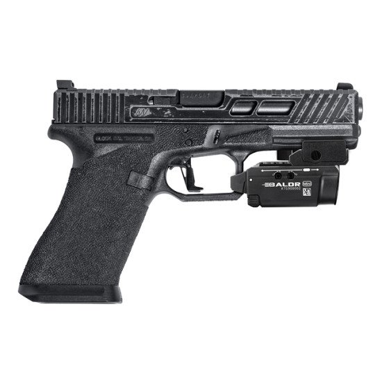 Olight Baldr Mini Tactical Flashlight with Green Laser Black and Tan Color