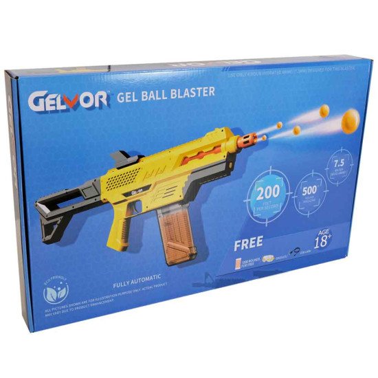 Gelvor Fully Automatic Gel Blaster Rifle GB-01 Set