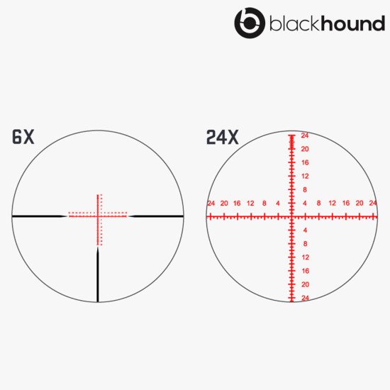 BLACKHOUND GENESIS 6-24X50 FFP MOA SCOPE