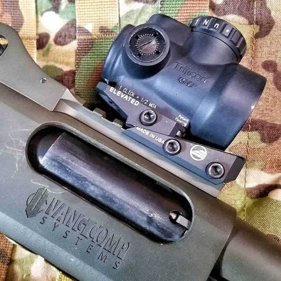 Elevated Technology The Slide Optic Mount Fits Trijicon MRO, Aimpoint T1/T2/H1, Holosun and Clones Elevated Technology The Slide Optic Mount Fits Trijicon MRO, Aimpoint T1/T2/H1, Holosun and Clones