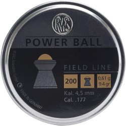 RWS POWER Ball .177 Caliber Pellet- 200 Count