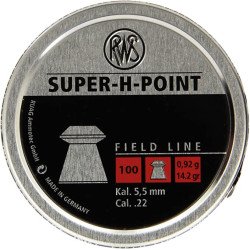 RWS SUPER H POINT Field Line .22 Caliber Pellet 100 Packing