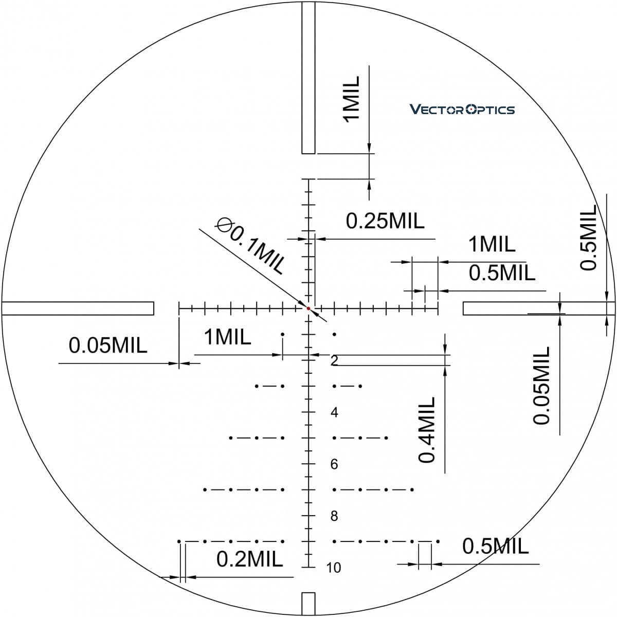 VectorOpticsGen2Paragon6-30x56HuntingRiflescopeTacticalOpticScope110MIL90LightLongRangePreciseShooti-4000596913586